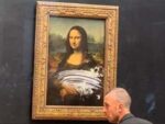 Un hombre arroja pastel a la Gioconda de Da Vinci en el Museo del Louvre