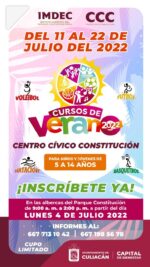 Invitan a unirse a los Cursos de Verano 2022 a realizarse en el Centro Cívico Constitución