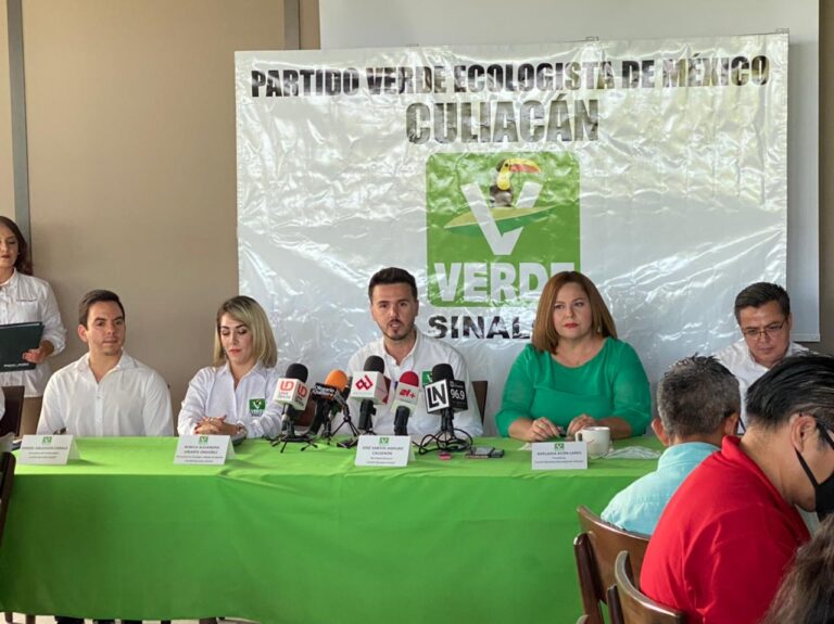 Adelaida Ayón rindió protesta como presidenta del Partido Verde en Culiacán