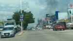 7 vehículos y un tráiler siniestrados: saldo de incendio al poniente de Culiacán