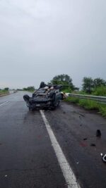 Fuera de peligro, pero con dos fracturas fue reportado subsecretario que sufrió accidente carretero