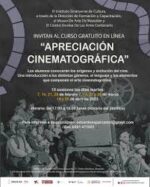 Invita ISIC al curso de Apreciación Cinematográfica, con Eduardo Esparza