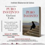 El jueves 19, presentación de libro “Puro instinto”, de Giovanni Carlo
