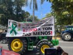 Productores de Sinaloa se manifiestan en Palacio de Gobierno