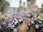 Cientos de familias acompañaron a Eneyda Rocha en la 1er. gran carrera por los derechos de los niños, niñas y adolescentes
