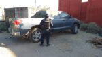Policías Estatales recuperan camioneta que fue robada en Estados Unidos