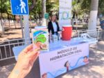 Ayuntamiento de Navolato instala módulo de hidratación para evitar golpes de calor