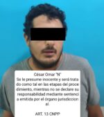 Agentes preventivos logran la detención de un hombre por la probable participación en el delito de agresión a servidores públicos.