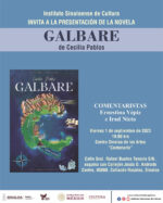 Este viernes, Cecilia Pablos presentará su novela “Galbare”