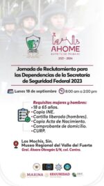 Convocan SNE a ahomenses interesados en ser parte de la Guardia de Protección Federal