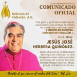 Nombra el Papa obispo de Culiacán a Monseñor Jesús Herrera Quiñonez