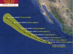 Alcanza ‘Jova’ categoría 2 de huracán, se ubica a 835 kilómetros al suroeste de Playa Pérula en Jalisco