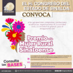Convoca Congreso a participar en Premio a la Mujer Rural Sinaloense