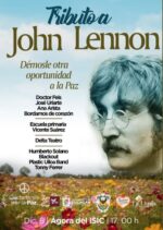 Preparan Tributo a John Lennon, el 8 de diciembre en el ágora del ISIC