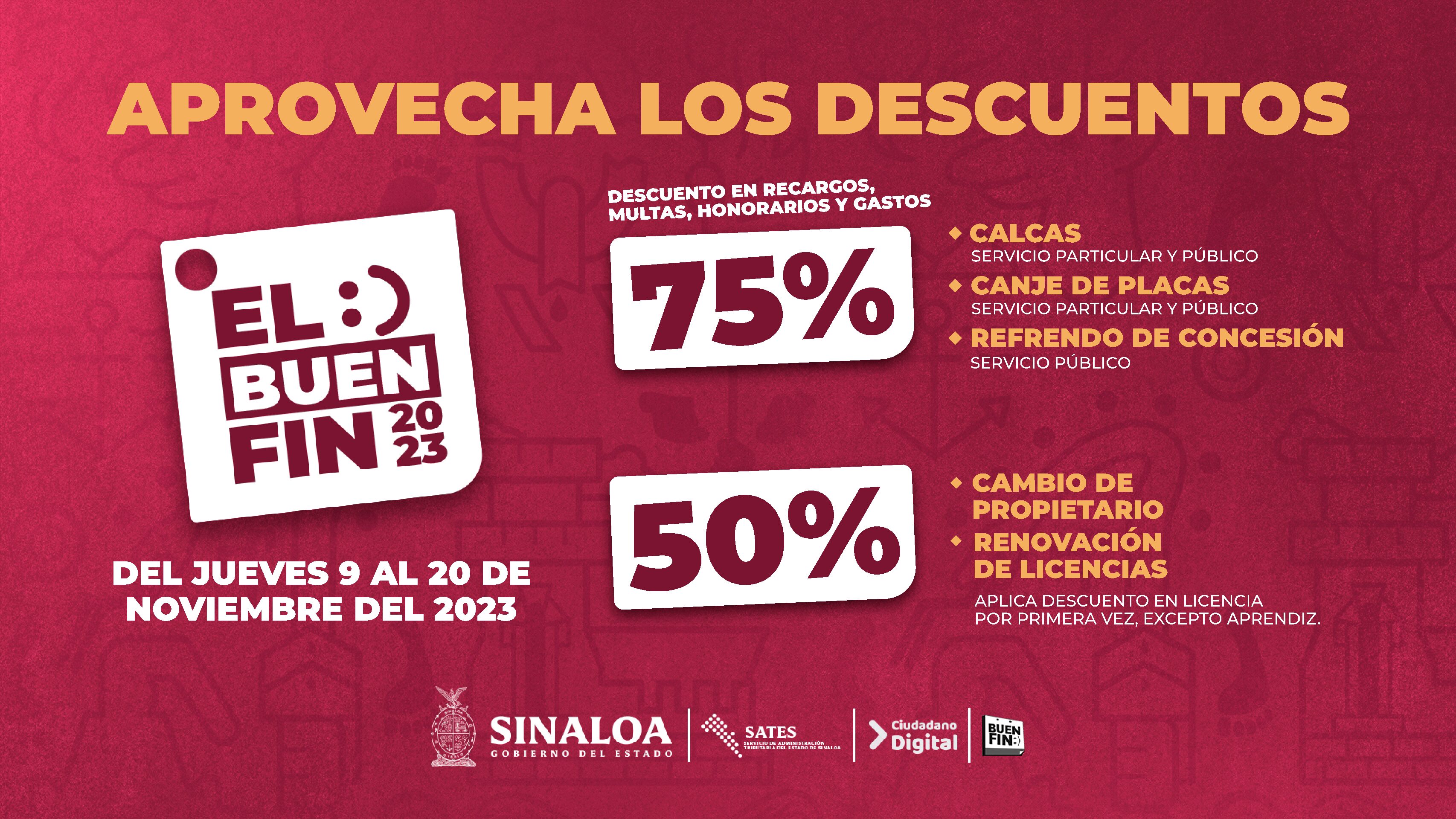 Ofrecerá Gobierno del Estado descuentos de hasta 75 por ciento en trámites vehiculares: Rocha Moya