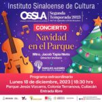La OSSLA cerrará el año este lunes 18 con el concierto “Navidad en el Parque”