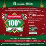 Ayuntamiento ofrece descuentos en impuestos municipales por época decembrina