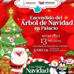 El sistema DIF Sinaloa invita a las familias sinaloenses al encendido del árbol navideño en la explanada de palacio de gobierno