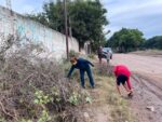 Se unen vecinos y limpian su entorno