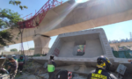Colapsa estructura de tramo en construcción del Tren Interurbano