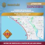 ¡Recuerda! Habrá cierres por el desfile del Carnaval Mazatlán 2024