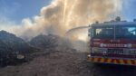 Apagan el incendio de basurón