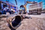 Tras colapso, Obras Públicas y JUMAPAM logran reposición de tubería en Avenida Gutiérrez Nájera