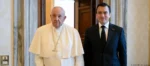 El papa Francisco recibe a Daniel Noboa en el Vaticano