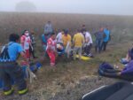 ¡Por la neblina! Se vuelca autotransporte de jornaleros en Navolato; hay 19 lesionados