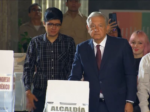 Elecciones 2024: AMLO vota en casilla del Centro Histórico