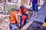 Con trabajo artesanal se sustituyen redes hidrosanitarias en andadores y callejones de Mazatlán