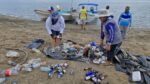 SUCEDE y voluntarios retiran media tonelada de basura de la isla Altamura en la Bahía Santa María