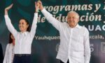 AMLO celebra primer discurso de Sheinbaum como presidenta electa