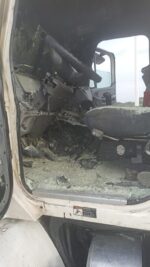 Falla eléctrica genera incendio de Trailer en Gasolinera de Villa Unión