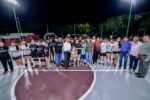 Entrega Imdem rehabilitación de los espacios de handball, basquetbol y futbol infantil, que significaron una inversión de más de 6 millones de pesos