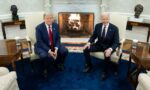 Donald Trump y Joe Biden se reúnen en la Casa Blanca