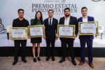 Óscar, Gabriela, Ariel y Kevin: Fueron los galardonados del Premio Estatal al Periodista Joven