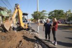 Supervisa Estrella Palacios trabajos del programa MazBachetón en Avenida de las Torres