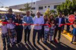 “La seguridad de los niños en la escuela es una prioridad”: Rocha, al inaugurar el circuito vial en la primaria STASE
