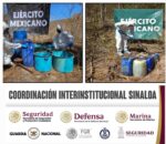 El Grupo Interinstitucional asegura 9 laboratorios en Culiacán, Cosalá y Mocorito