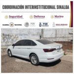 Grupo Interinstitucional recupera un sedán y una motocicleta en Culiacán