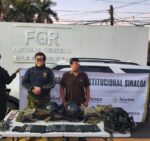 Grupo Interinstitucional detiene a dos civiles armados con camioneta robada en Culiacán Grupo Interinstitucional detiene a dos civiles armados con camioneta robada en Culiacán