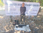 En hechos distintos en el sur del estado, Grupo Interinstitucional detiene a dos civiles y asegura un arma, municiones y droga