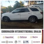 Grupo Interinstitucional asegura a un civil, tres vehículos, armamento y equipo táctico en distintos hechos en Culiacán y Elota
