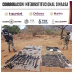 Grupo Interinstitucional asegura armamento, artefactos explosivos, vehículos, presuntas drogas y equipo táctico al sur del Estado