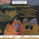 Obra de Roger von Gunten será Pieza del Mes en el MASIN, el viernes