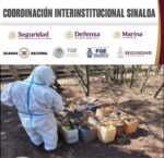 En Culiacán y Cosalá, Grupo Interinstitucional asegura 11 laboratorios clandestinos