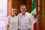 Estrella Palacios se reúne con Feliciano Castro en vías de más proyectos para Mazatlán