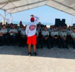 Escuadrón Acuático capacita sobre riesgos en playa a efectivos de la Guardia Nacional