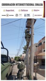 Grupo Interinstitucional continúa con el operativo para el retiro de cámaras instaladas de manera irregular en Culiacán